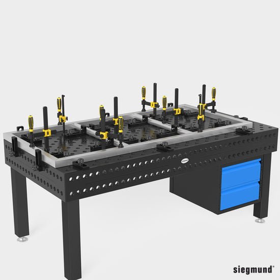 2 - 280610.N: Professional Screw Clamp (Nitrided) - 28mm Welding Table Accessories by Siegmund - The Flattest, Most Reliable Welding Tables & Fixturing Accessories in the World