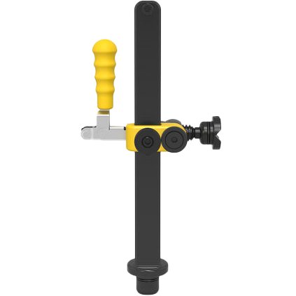 2 - 280611.2: 45°/90° Professional Screw Clamp with Vertical Action Toggle - 28mm Welding Table Accessories by Siegmund - The Flattest, Most Reliable Welding Tables & Fixturing Accessories in the World