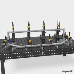 2 - 280612.N: XL Professional Screw Clamp (Nitrided) - 28mm Welding Table Accessories by Siegmund - The Flattest, Most Reliable Welding Tables & Fixturing Accessories in the World