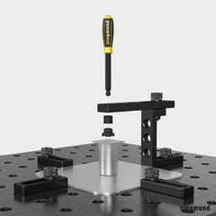 2 - 280618.N: Tr 20x4mm Thread Bushing for 2 - 280610.N, 2 - 280612.N & 2 - 280625 (Nitrided) - 28mm Welding Table Accessories by Siegmund - The Flattest, Most Reliable Welding Tables & Fixturing Accessories in the World