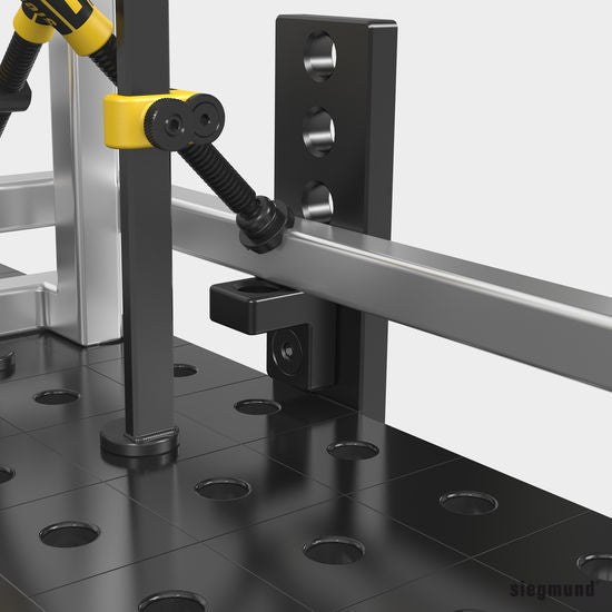 2 - 280630.N: 45°/90° Professional Screw Clamp (Nitrided) - 28mm Welding Table Accessories by Siegmund - The Flattest, Most Reliable Welding Tables & Fixturing Accessories in the World