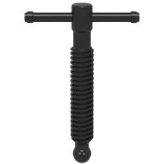 2 - 280636.N: 100mm Threaded Arbor with Toggle for System 28 Screw Clamps - 28mm Welding Table Accessories by Siegmund - The Flattest, Most Reliable Welding Tables & Fixturing Accessories in the World