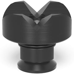 2 - 280645.1: 50mm Ø, 90°/120° Vario Prism with Screwed - In Collar (Burnished) - 28mm Welding Table Accessories by Siegmund - The Flattest, Most Reliable Welding Tables & Fixturing Accessories in the World