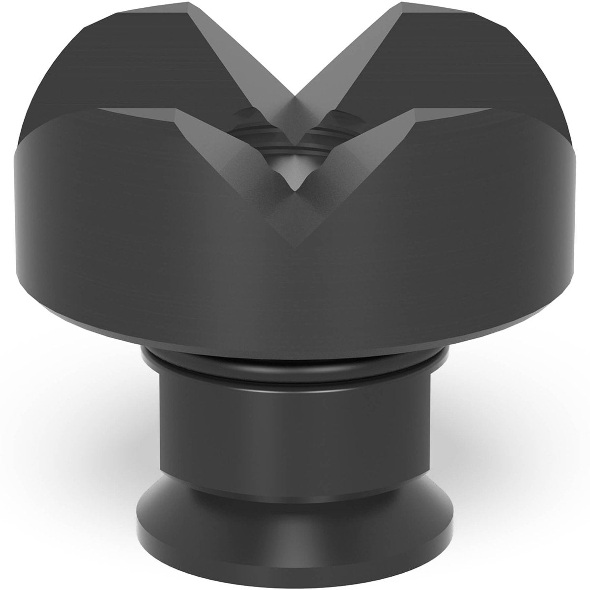 2 - 280645.1.PA: 50mm Ø, 90°/120° Vario Prism with Screwed - In Collar (Polyamide) - 28mm Welding Table Accessories by Siegmund - The Flattest, Most Reliable Welding Tables & Fixturing Accessories in the World