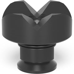 2 - 280645.1.PA: 50mm Ø, 90°/120° Vario Prism with Screwed - In Collar (Polyamide) - 28mm Welding Table Accessories by Siegmund - The Flattest, Most Reliable Welding Tables & Fixturing Accessories in the World