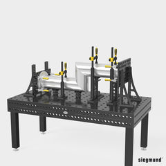 2 - 280646.1: 225mm Vertical Pipe for Multi - Clamp Modular Tower - 28mm Welding Table Accessories by Siegmund - The Flattest, Most Reliable Welding Tables & Fixturing Accessories in the World