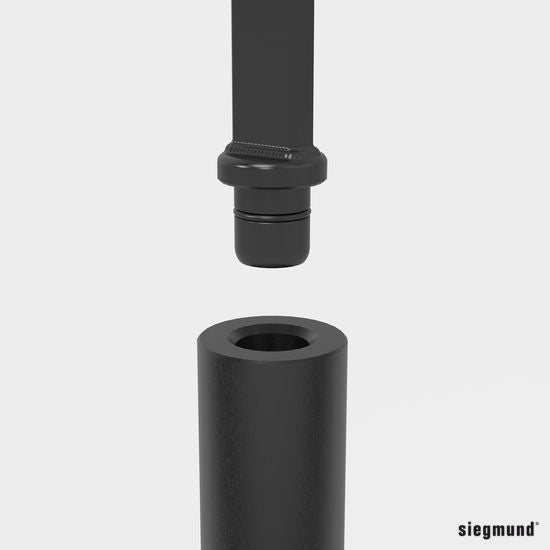 2 - 280646.2: 475mm Vertical Pipe for Multi - Clamp Modular Tower - 28mm Welding Table Accessories by Siegmund - The Flattest, Most Reliable Welding Tables & Fixturing Accessories in the World