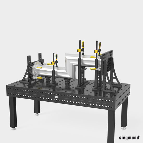 2 - 280646.2: 475mm Vertical Pipe for Multi - Clamp Modular Tower - 28mm Welding Table Accessories by Siegmund - The Flattest, Most Reliable Welding Tables & Fixturing Accessories in the World