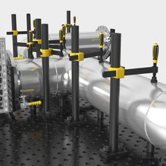 2 - 280646.3: 725mm Vertical Pipe for Multi - Clamp Modular Tower - 28mm Welding Table Accessories by Siegmund - The Flattest, Most Reliable Welding Tables & Fixturing Accessories in the World