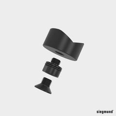 2 - 280651.1.PA: 60mm Ø, 135° Prism with Screwed - In Collar (Polyamide) - 28mm Welding Table Accessories by Siegmund - The Flattest, Most Reliable Welding Tables & Fixturing Accessories in the World