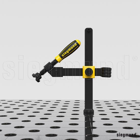 2 - 280663: 45° Adapter for 2 - 280610.N Screw Clamp (Burnished) - 28mm Welding Table Accessories by Siegmund - The Flattest, Most Reliable Welding Tables & Fixturing Accessories in the World