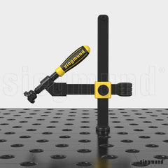 2 - 280663.1: 45° Adapter for 2 - 280612.N XL Screw Clamp (Burnished) - 28mm Welding Table Accessories by Siegmund - The Flattest, Most Reliable Welding Tables & Fixturing Accessories in the World