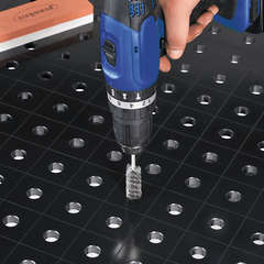 2 - 280820.10: Ø 30 Brush for Drill Bit (10 Piece Pack) - 28mm Welding Table Accessories by Siegmund - The Flattest, Most Reliable Welding Tables & Fixturing Accessories in the World