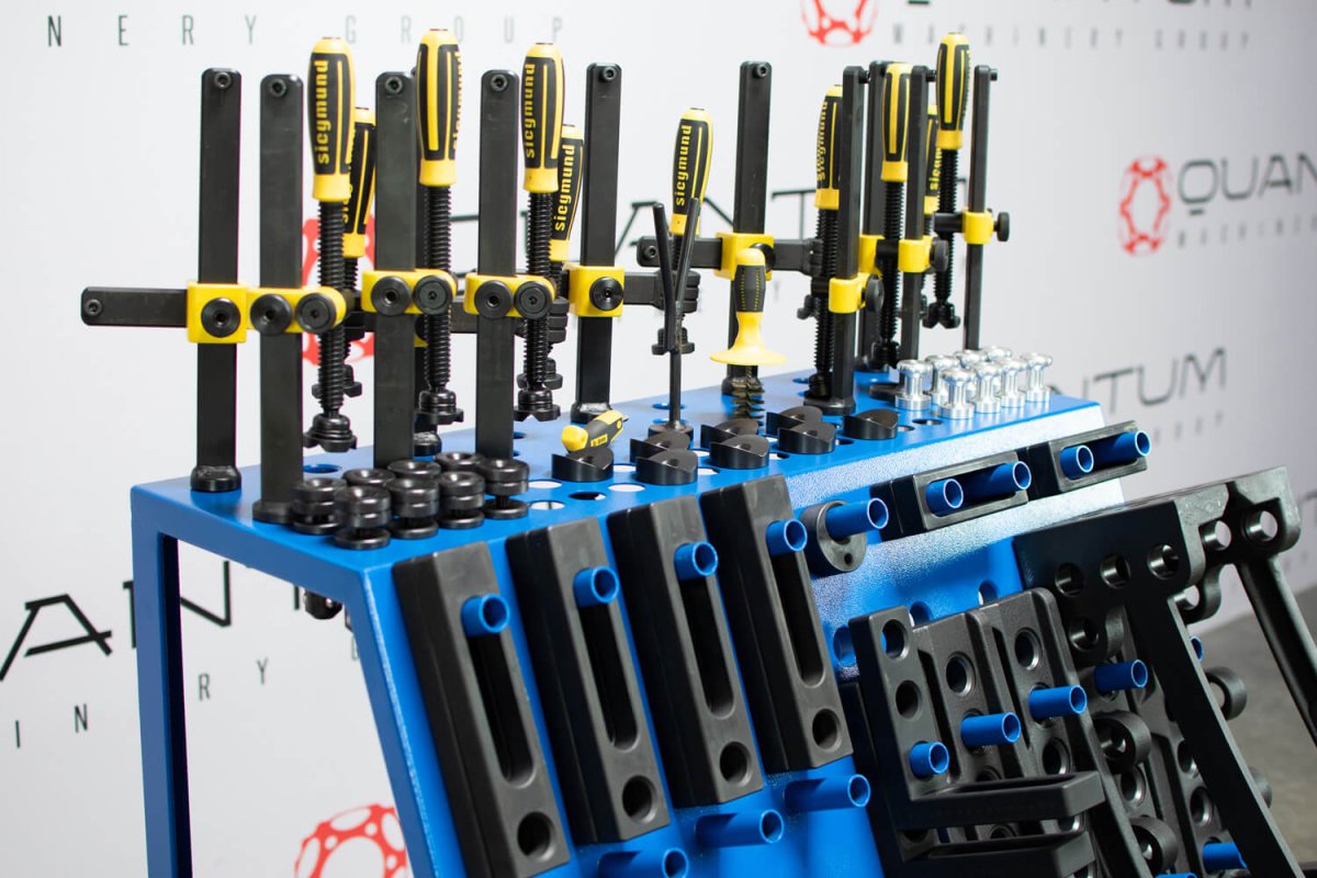 2 - 280910: Tool Cart for the System 28 Metric Series - 28mm Welding Table Accessories by Siegmund - The Flattest, Most Reliable Welding Tables & Fixturing Accessories in the World