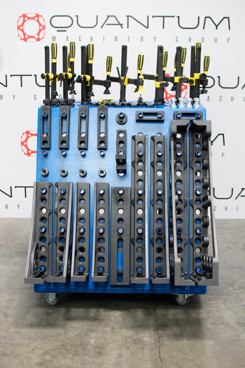 2 - 280910: Tool Cart for the System 28 Metric Series - 28mm Welding Table Accessories by Siegmund - The Flattest, Most Reliable Welding Tables & Fixturing Accessories in the World