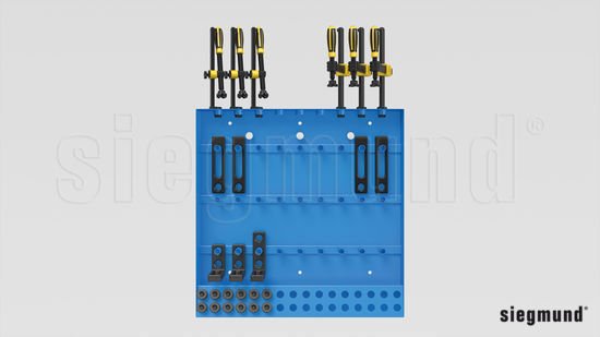 2 - 280912: Toolwall - Varnished - 28mm Welding Table Accessories by Siegmund - The Flattest, Most Reliable Welding Tables & Fixturing Accessories in the World