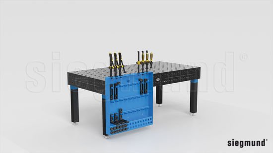 2 - 280912: Toolwall - Varnished - 28mm Welding Table Accessories by Siegmund - The Flattest, Most Reliable Welding Tables & Fixturing Accessories in the World