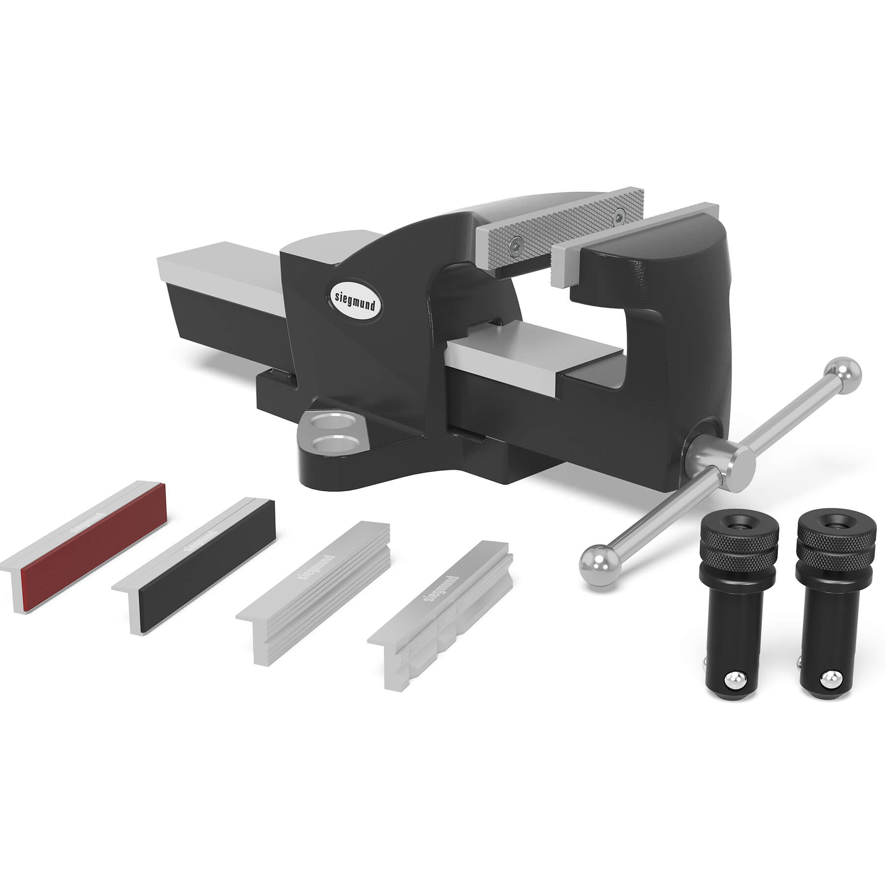 2-284330: Bench Vise 150 for System 28 with 150 Vise Jaw Cover Set