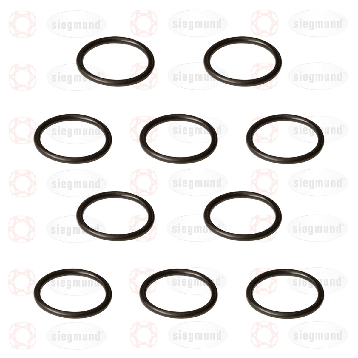 2 - 289009.10: Pack of 10 O - Rings for System 28 Welding Table Accessories - 28mm Welding Table Accessories by Siegmund - The Flattest, Most Reliable Welding Tables & Fixturing Accessories in the World