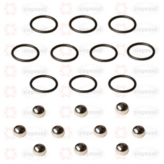2-289102: O-Rings and Balls Set for the System 28 Clamping Bolts (20 Pieces)