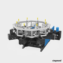 2 - 800360.P: 500x200x200mm Square U - Shape 200/200 Premium Light (Plasma Nitrided) - 28mm Welding Table Accessories by Siegmund - The Flattest, Most Reliable Welding Tables & Fixturing Accessories in the World