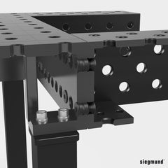 2 - 800562: Siegmund to Siegmund Light Connecting Bolt (Burnished) - 28mm Welding Table Accessories by Siegmund - The Flattest, Most Reliable Welding Tables & Fixturing Accessories in the World