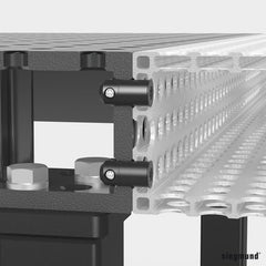 2 - AP160528: Flush Mount Bolt without Double Slot (Burnished) - 16mm Welding Table Accessories by Siegmund - The Flattest, Most Reliable Welding Tables & Fixturing Accessories in the World