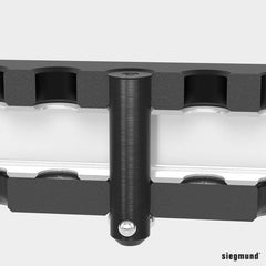 2 - AP280530: Flush Mount Bolt without Quadruple Slot (Burnished) - 28mm Welding Table Accessories by Siegmund - The Flattest, Most Reliable Welding Tables & Fixturing Accessories in the World