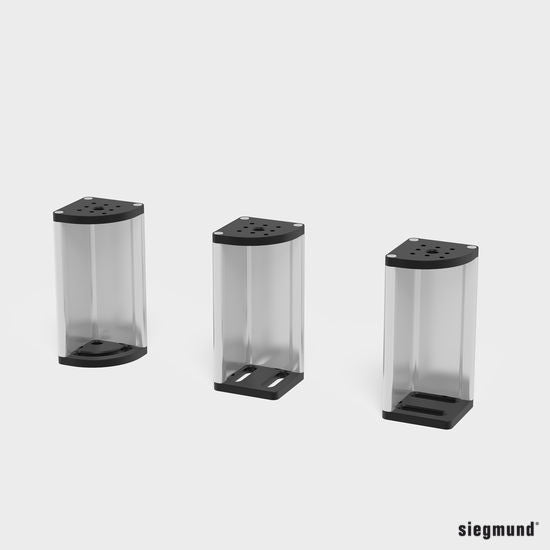 2 - CS000172.6: 201mm 100 T - Slot Aluminum Profile For Siegmund Welding Tables - 16mm Welding Table Accessories by Siegmund - The Flattest, Most Reliable Welding Tables & Fixturing Accessories in the World