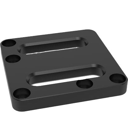 2 - CS160193: 100mm Linear Left Base Plate (Nitrided) - 16mm Welding Table Accessories by Siegmund - The Flattest, Most Reliable Welding Tables & Fixturing Accessories in the World