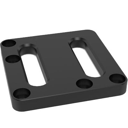 2 - CS160194: 100mm Linear Right Base Plate (Nitrided) - 16mm Welding Table Accessories by Siegmund - The Flattest, Most Reliable Welding Tables & Fixturing Accessories in the World