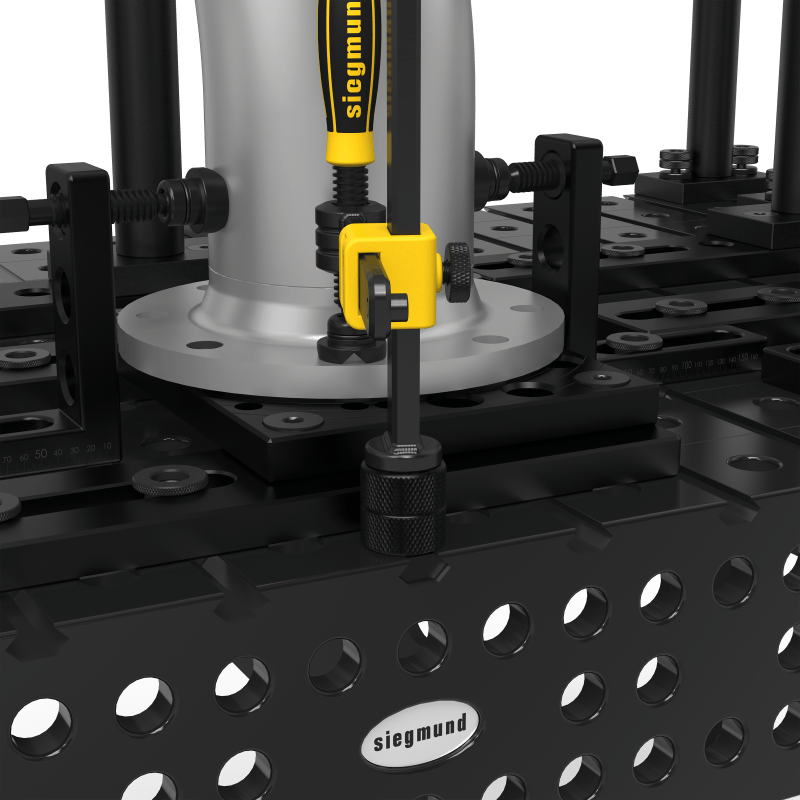 2 - HN280547.2: Sliding Hexagon Sliding Block (Nitrided) - 28mm Welding Table Accessories by Siegmund - The Flattest, Most Reliable Welding Tables & Fixturing Accessories in the World