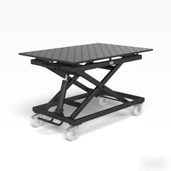 2 - HT224004.P: 1,200x800mm System 22 Mobile Lifting Welding Table - System 22 Welding Tables by Siegmund - The Flattest, Most Reliable Welding Tables & Fixturing Accessories in the World