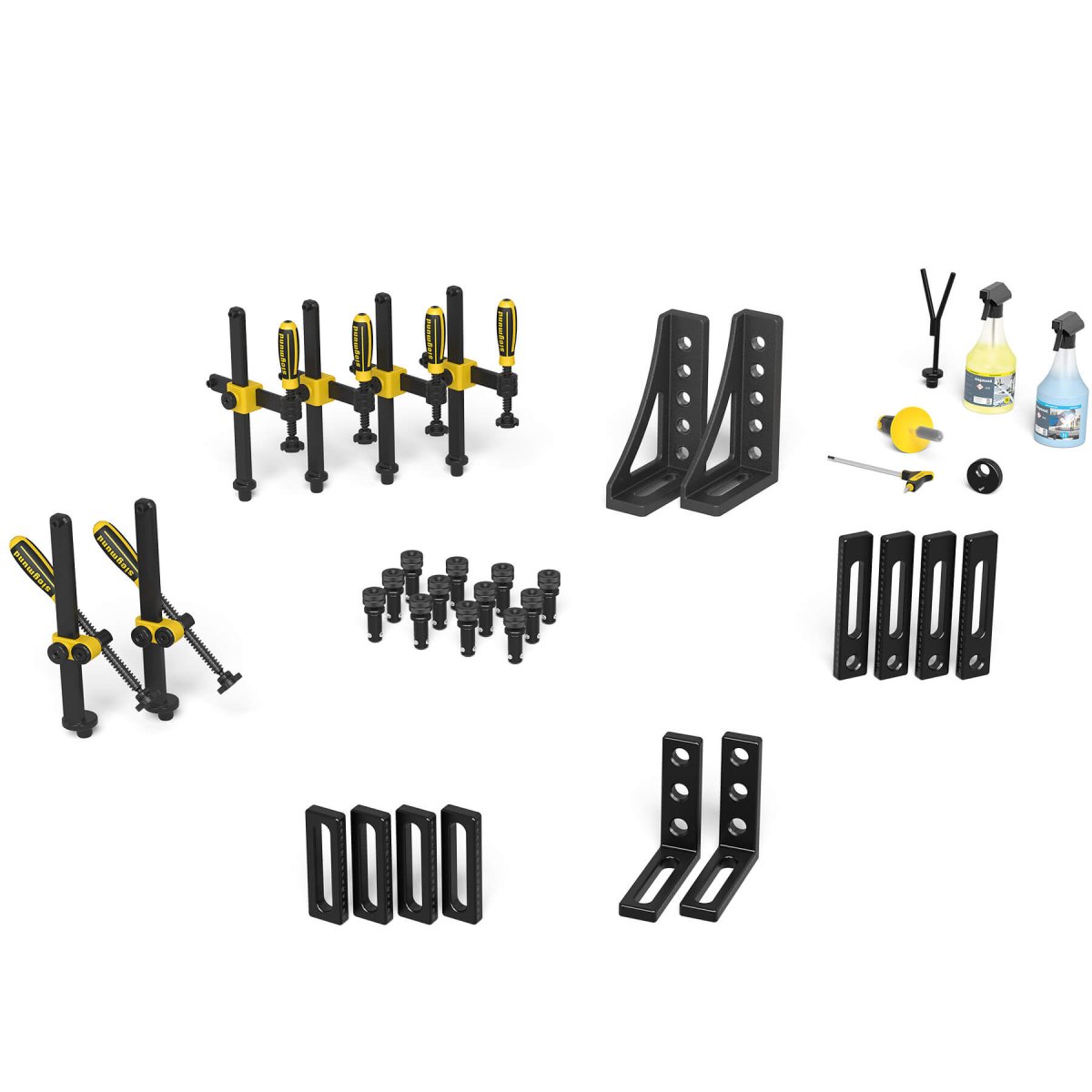 4 - 223100: Set 1, 30 Piece Accessory Kit for the System 22 Metric Series Welding Tables - 22mm Welding Table Accessories by Siegmund - The Flattest, Most Reliable Welding Tables & Fixturing Accessories in the World