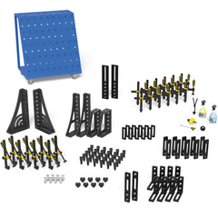 4 - 223400: Set 4, 105 Piece Accessory Kit for the System 22 Metric Series Welding Tables - 22mm Welding Table Accessories by Siegmund - The Flattest, Most Reliable Welding Tables & Fixturing Accessories in the World