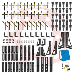 4 - 223500: Set 5, 121 Piece Accessory Kit for the System 22 Metric Series Welding Tables - 22mm Welding Table Accessories by Siegmund - The Flattest, Most Reliable Welding Tables & Fixturing Accessories in the World