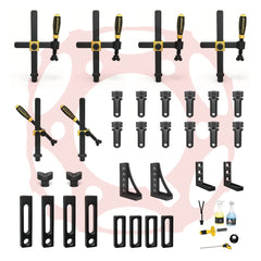 4 - 283100: Set 1, 32 Piece Accessory Kit for the System 28 Metric Series Welding Tables - 28mm Welding Table Accessories by Siegmund - The Flattest, Most Reliable Welding Tables & Fixturing Accessories in the World