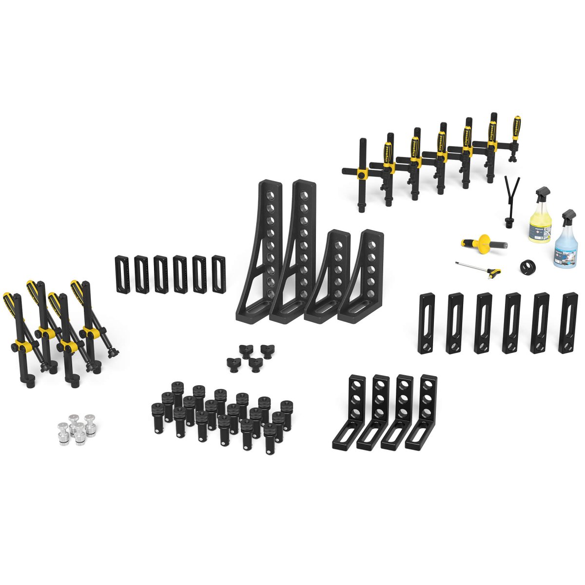 4 - 283200: Set 2, 56 Piece Accessory Kit for the System 28 Metric Series Welding Tables - 28mm Welding Table Accessories by Siegmund - The Flattest, Most Reliable Welding Tables & Fixturing Accessories in the World