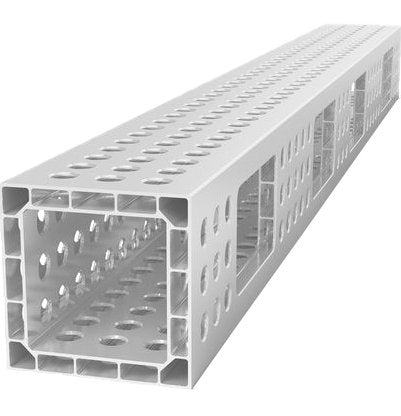 4 - AQ28014200.V: 2000x200x200mm U - Shape Aluminum Profile - 28mm Welding Table Accessories by Siegmund - The Flattest, Most Reliable Welding Tables & Fixturing Accessories in the World