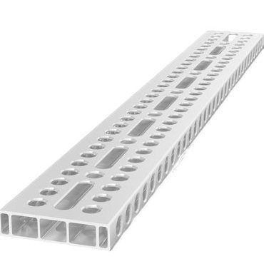 4 - AR16014080.VL: 800x100x24mm Aluminum Profile Bracket With Elongated Hole - 16mm Welding Table Accessories by Siegmund - The Flattest, Most Reliable Welding Tables & Fixturing Accessories in the World