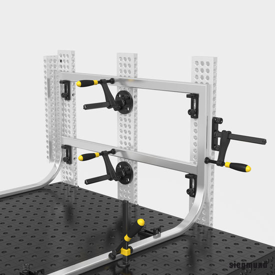 4 - AR16014100.V: 1000x100x24 Aluminum Profile Bracket For System 16 Welding Tables - 16mm Welding Table Accessories by Siegmund - The Flattest, Most Reliable Welding Tables & Fixturing Accessories in the World