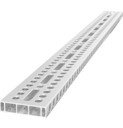 4 - AR16014120.VL: 1200x100x24mm Aluminum Profile Bracket With Elongated Hole - 16mm Welding Table Accessories by Siegmund - The Flattest, Most Reliable Welding Tables & Fixturing Accessories in the World