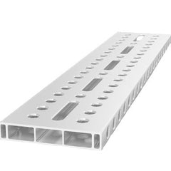 4 - AR22014100.VL: 1000x200x36mm Aluminum Profile Bracket With Elongated Hole - 22mm Welding Table Accessories by Siegmund - The Flattest, Most Reliable Welding Tables & Fixturing Accessories in the World