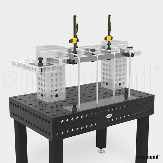 4 - AR28014050.V: 500x200x50mm Aluminum Profile Bracket - 28mm Welding Table Accessories by Siegmund - The Flattest, Most Reliable Welding Tables & Fixturing Accessories in the World