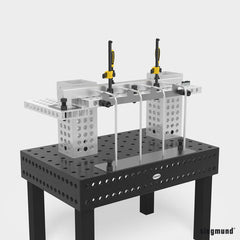 4 - AR28014100.V: 1,000x200x50 Aluminum Profile Bracket - 28mm Welding Table Accessories by Siegmund - The Flattest, Most Reliable Welding Tables & Fixturing Accessories in the World