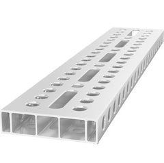 4 - AR28014100.VL: 1000x200x50 Aluminum Profile Bracket With Elongated Hole - 28mm Welding Table Accessories by Siegmund - The Flattest, Most Reliable Welding Tables & Fixturing Accessories in the World