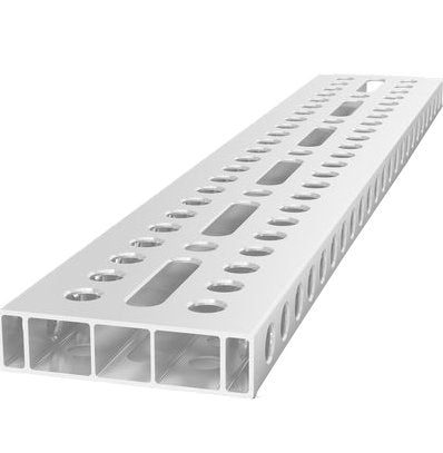 4 - AR28014120.VL: 1200x200x50 Aluminum Profile Bracket With Elongated Hole - 28mm Welding Table Accessories by Siegmund - The Flattest, Most Reliable Welding Tables & Fixturing Accessories in the World