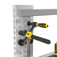 4 - AR28014150.V: 1500x200x50 Aluminum Profile Bracket - 28mm Welding Table Accessories by Siegmund - The Flattest, Most Reliable Welding Tables & Fixturing Accessories in the World