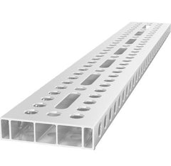 4 - AR28014150.VL: 1500x200x50 Aluminum Profile Bracket With Elongated Hole - 28mm Welding Table Accessories by Siegmund - The Flattest, Most Reliable Welding Tables & Fixturing Accessories in the World