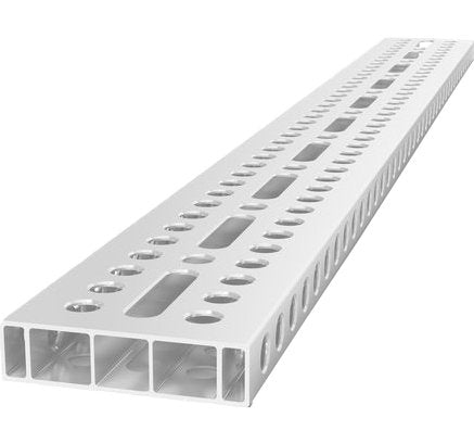 4 - AR28014200.VL: 2000x200x50 Aluminum Profile Bracket With Elongated Hole - 28mm Welding Table Accessories by Siegmund - The Flattest, Most Reliable Welding Tables & Fixturing Accessories in the World